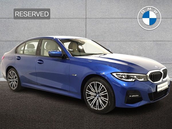 BMW 3-Series Saloon, Petrol Plug-in Hybrid, 2022, Blue