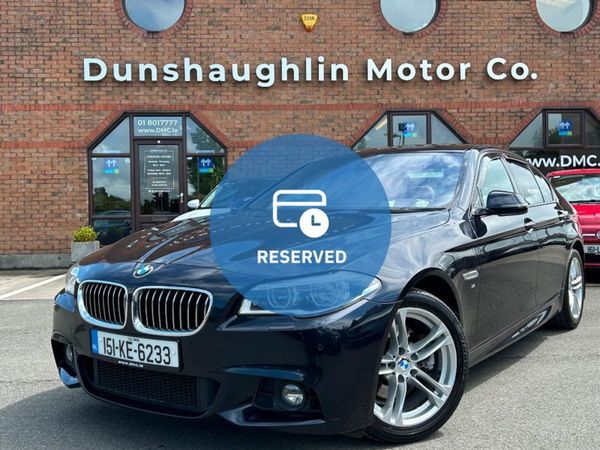 BMW 5-Series Saloon, Diesel, 2015, Black