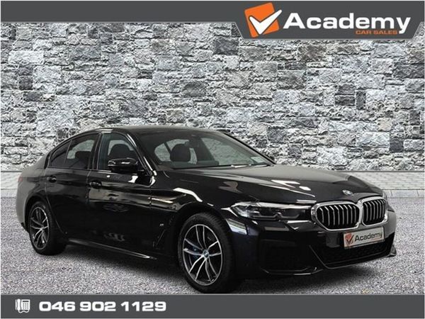 BMW 5-Series Saloon, Hybrid, 2021, Black