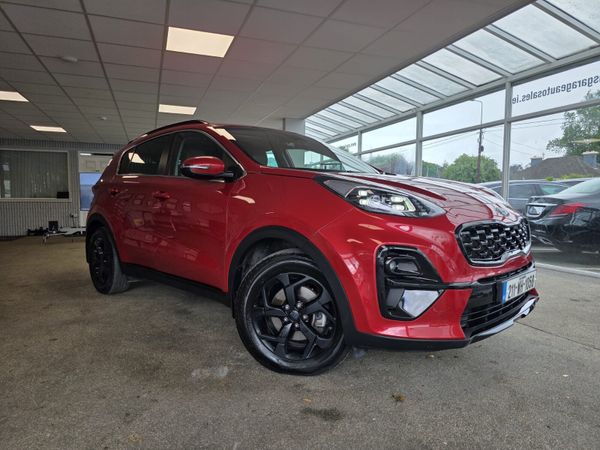 Kia Sportage SUV, Diesel Hybrid, 2021, Red