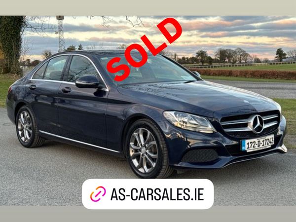 Mercedes-Benz C-Class Saloon, Diesel, 2017, Blue