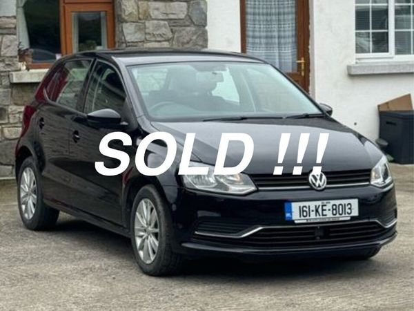 Volkswagen Polo Hatchback, Petrol, 2016, Black