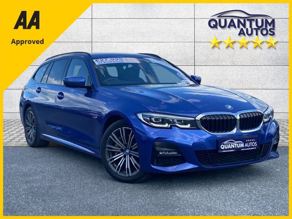 BMW 3-Series Estate, Petrol Plug-in Hybrid, 2021, Blue