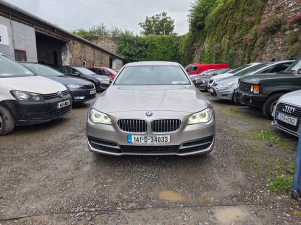 BMW 5-Series Saloon, Diesel, 2014, Silver