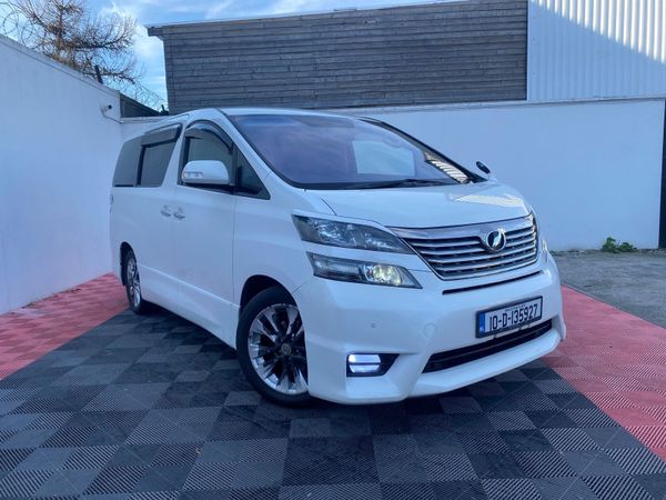 Toyota Vellfire MPV, Petrol Hybrid, 2010, White