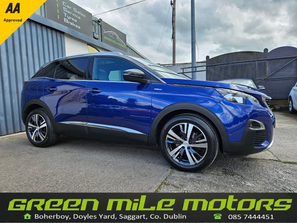 Peugeot 3008 SUV, Petrol, 2019, Blue