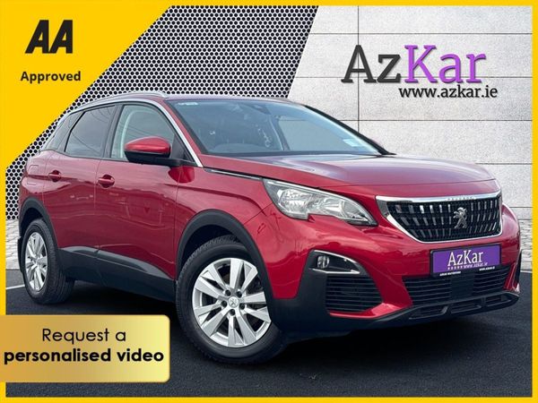 Peugeot 3008 Saloon, Diesel, 2019, Red