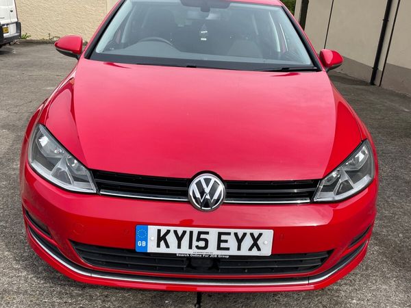 Volkswagen Golf Hatchback, Diesel, 2015, Red