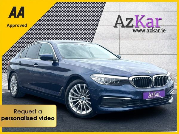 BMW 5-Series Saloon, Diesel, 2018, Blue