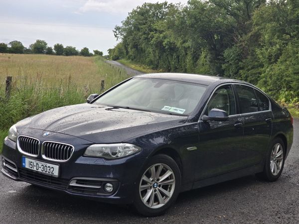 BMW 5-Series Saloon, Diesel, 2015, Blue