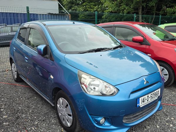Mitsubishi Mirage Hatchback, Petrol, 2014, Blue