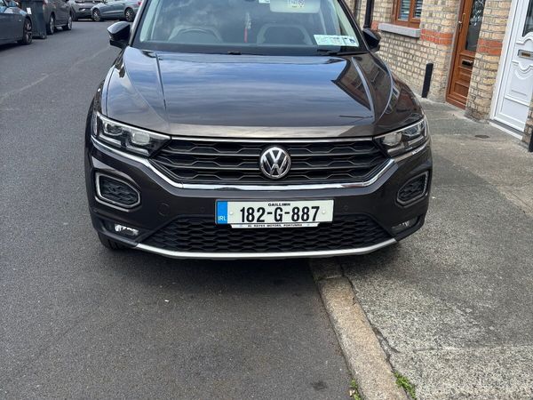 Volkswagen T-Roc SUV, Petrol, 2018, Brown