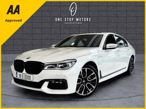 BMW 7-Series Saloon, Petrol Plug-in Hybrid, 2019, White