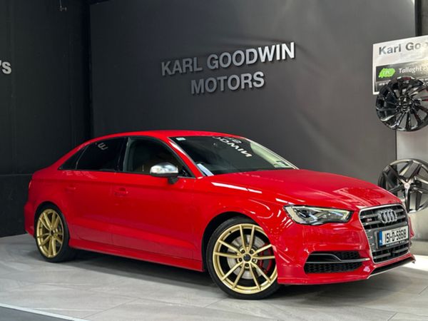 Audi S3 Saloon, Petrol, 2015, Red