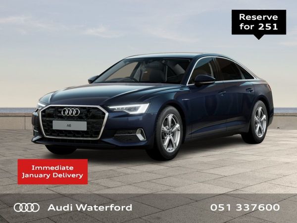 Audi A6 Saloon, Diesel, 2025, Blue