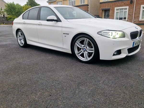 BMW 5-Series Saloon, Diesel, 2014, White