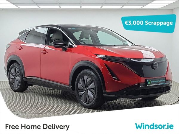 Nissan Ariya MPV, Electric, 2023, Red