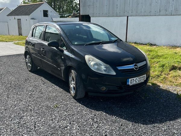 Opel Corsa Hatchback, Petrol, 2007, Black