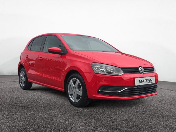 Volkswagen Polo Hatchback, Petrol, 2015, Red