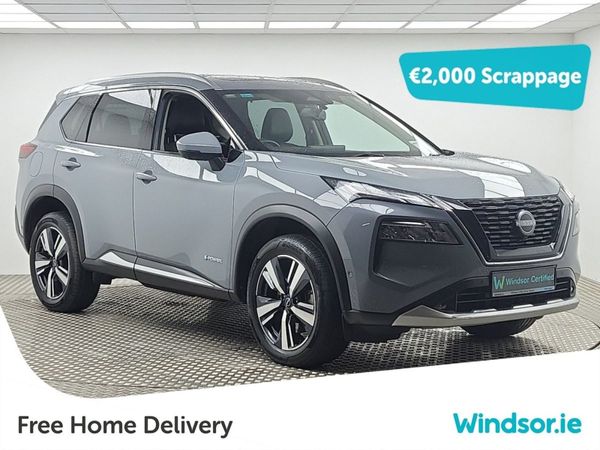 Nissan X-Trail SUV, Hybrid, 2023, Grey