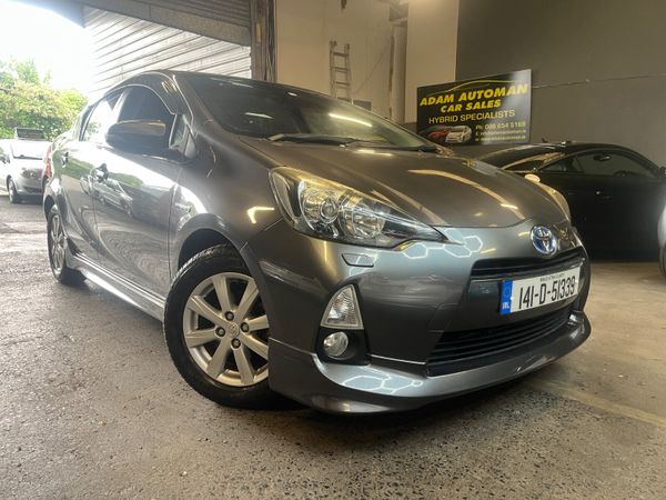 Toyota Aqua Hatchback, Hybrid, 2014, Grey