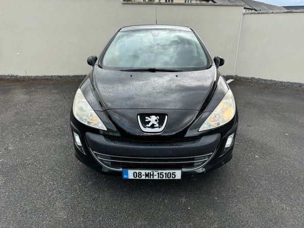 Peugeot 308 Hatchback, Diesel, 2008, Black