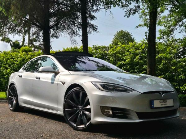 Tesla Model S Hatchback, Electric, 2017, Grey