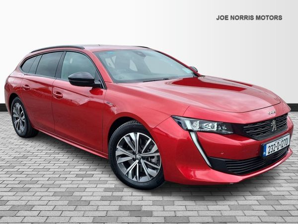 Peugeot 508 Estate, Petrol Plug-in Hybrid, 2023, Red