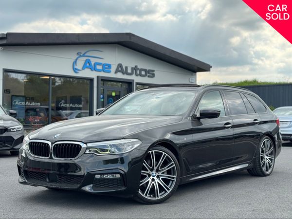 BMW 5-Series Estate, Diesel, 2018, Black