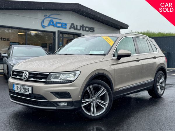 Volkswagen Tiguan SUV, Diesel, 2018, Beige