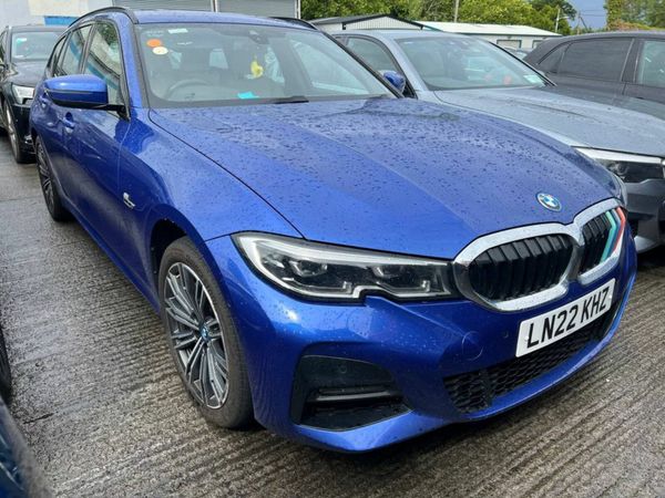 BMW 3-Series Estate, Petrol Plug-in Hybrid, 2022, Blue