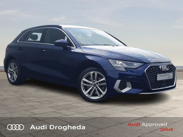 Audi A3 Hatchback, Petrol Plug-in Hybrid, 2021, Blue