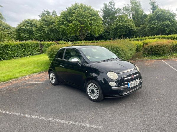 Fiat 500 Hatchback, Petrol, 2012, Black