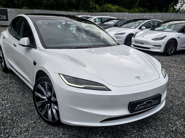 Tesla Model 3 Saloon, Electric, 2024, White