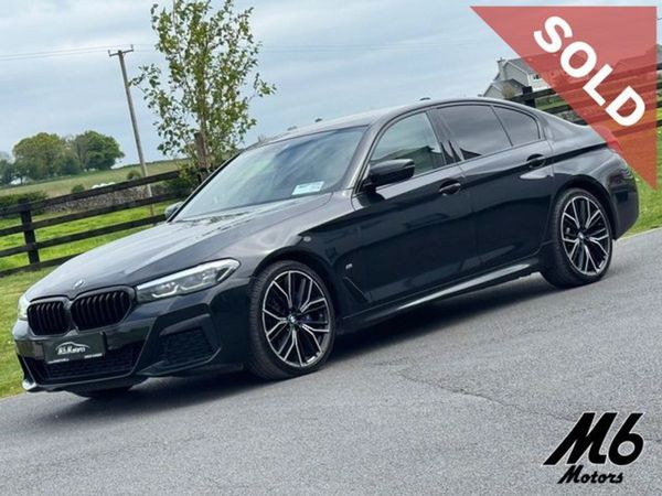 BMW 5-Series Saloon, Diesel, 2021, Black