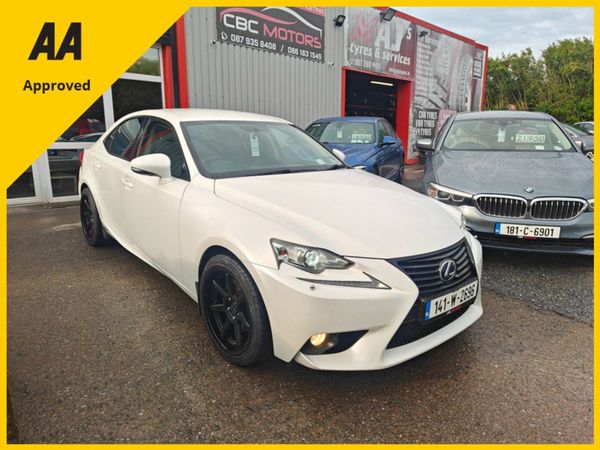Lexus IS Saloon, Petrol Hybrid, 2014, White