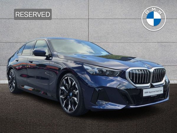 BMW 5-Series Saloon, Petrol Plug-in Hybrid, 2024, Blue