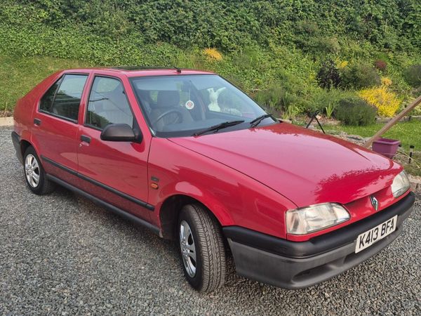 Renault 19 Hatchback, Petrol, 1992, Red