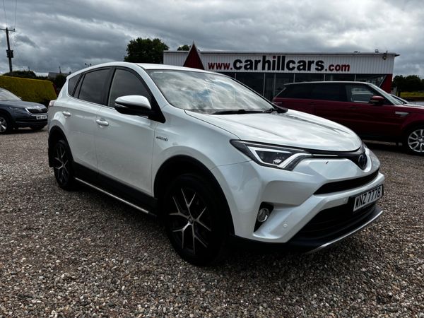 Toyota RAV4 SUV, Petrol Hybrid, 2017, White