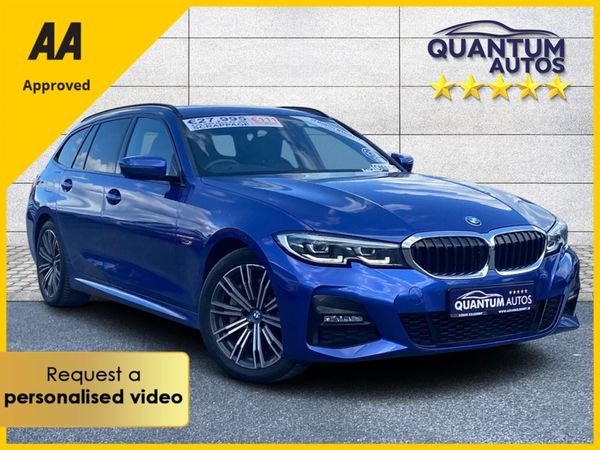 BMW 3-Series Estate, Petrol Plug-in Hybrid, 2021, Blue