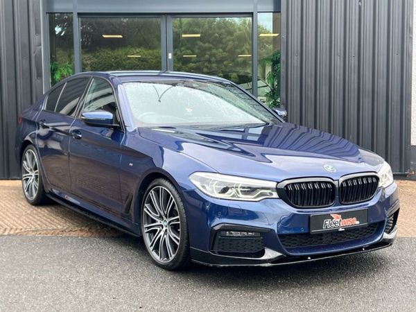 BMW 5-Series Saloon, Diesel, 2019, Blue