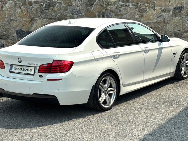 BMW 5-Series Saloon, Diesel, 2013, White
