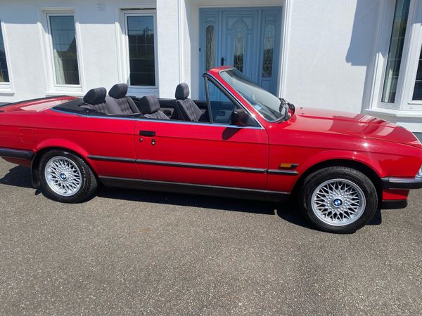 BMW 3-Series Convertible, Petrol, 1988, Red