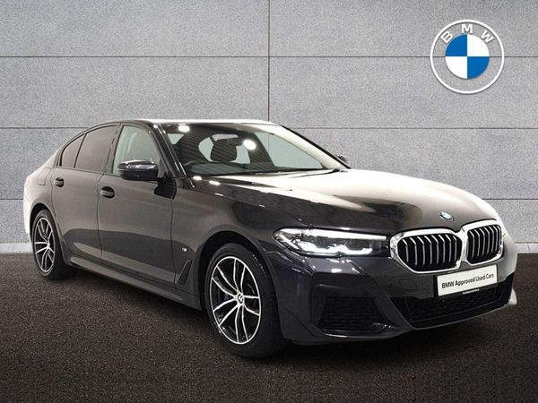 BMW 5-Series Saloon, Petrol Plug-in Hybrid, 2021, Grey