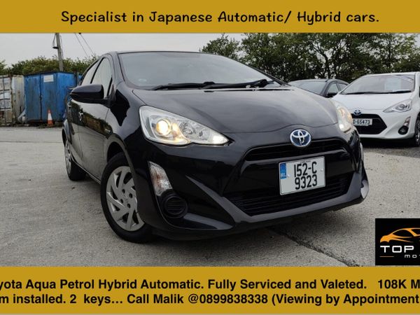 Toyota Aqua Hatchback, Petrol Hybrid, 2015, Black