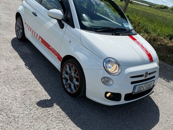 Fiat 500 Hatchback, Petrol, 2013, White