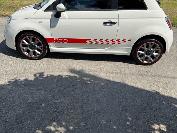 Fiat 500 Hatchback, Petrol, 2013, White