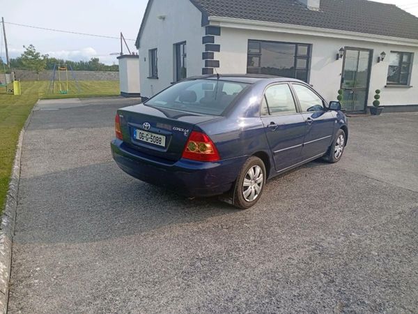 Toyota Corolla Saloon, Petrol, 2006, Blue