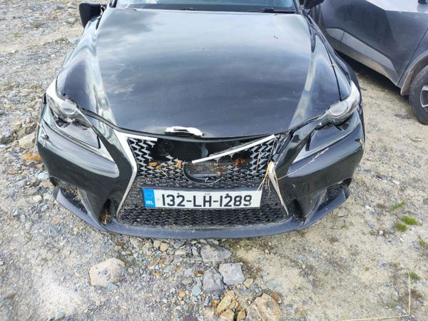 Lexus IS Saloon, Petrol Hybrid, 2013, Black