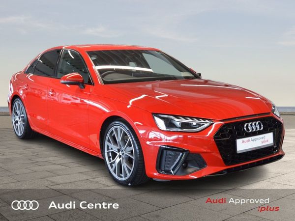 Audi A4 Saloon, Diesel, 2022, Red